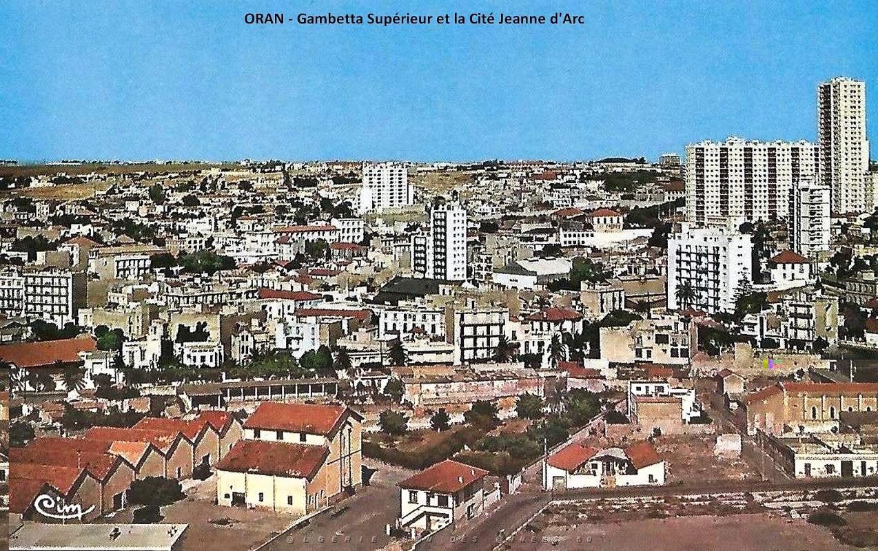 Oran - Gambetta superieur et Cite Jeanne d'Arc.jpg
